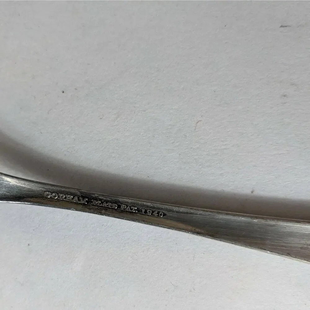 Gorham Plate Butter Knife Sugar Spoon Silver